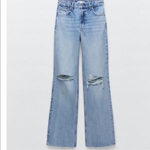 Zara ripped jeans